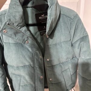 hollister corduroy puffer